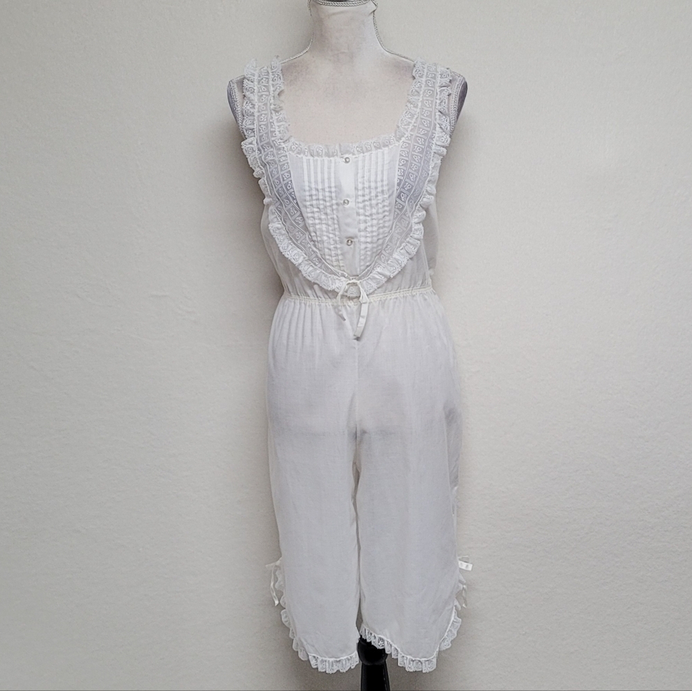 Vintage Henson Kickernick White Lace Edwardian Style Bloomers Knickers Bloomers - Picture 2 of 14